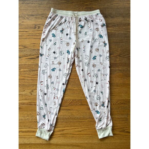 Kate Spade New York Pink Christmas Top and Pants Pajama Set  Women's Size Medium - Picture 11 of 16